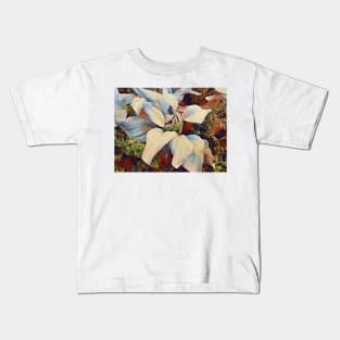 White flower photography Kids T-Shirt